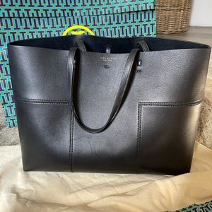 Tory Burch BLOCK T leather tote
